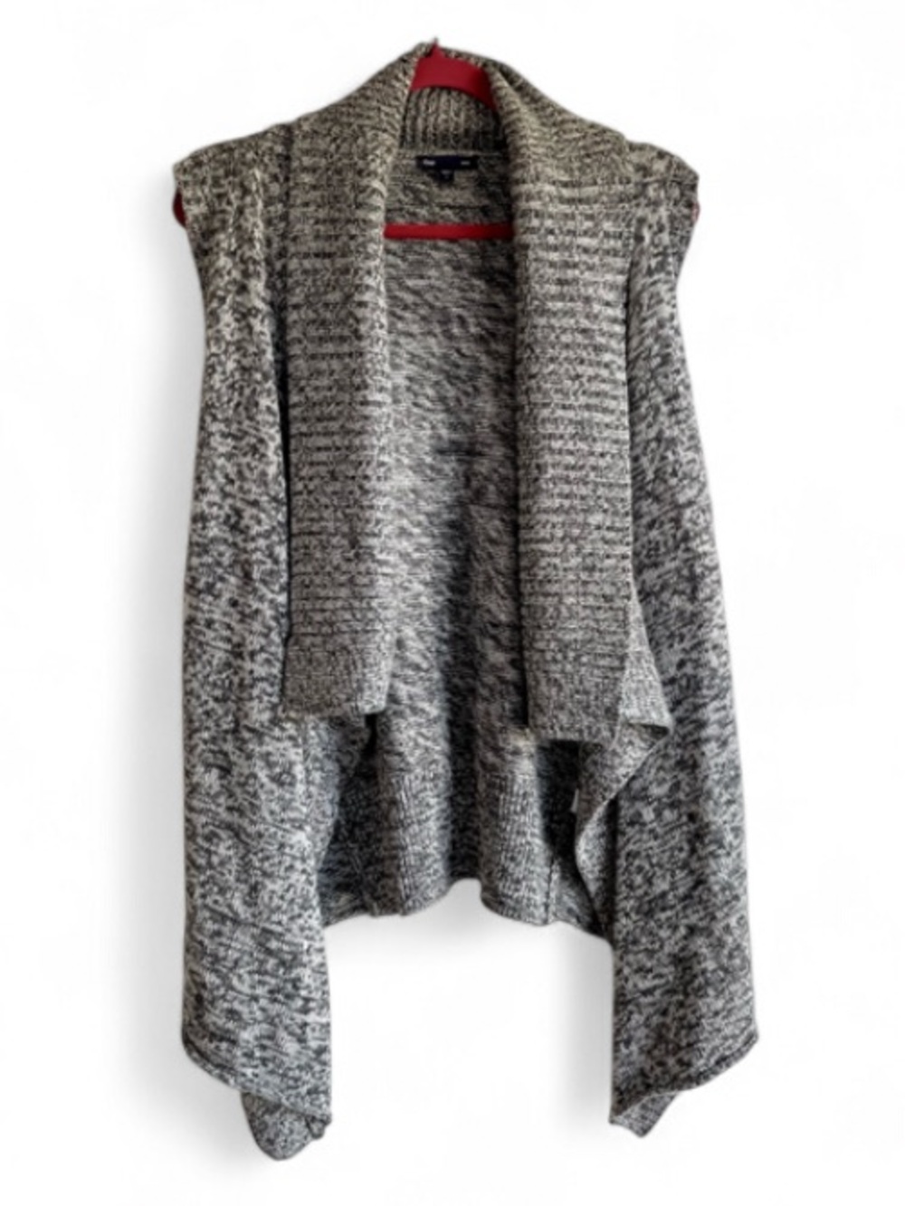 Gap Shawl Collar Open Cardigan Sleeveless Sweater Vest Size S